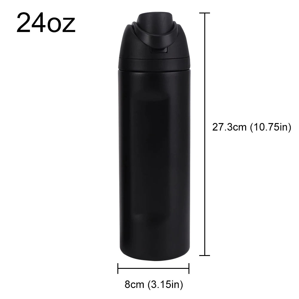 Botella térmica negra 24 oz